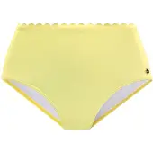 LASCANA Bas de bikini 'Scallop' jaune