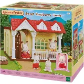 Sylvanian Families Sweet Raspberry House Figures Rouge Enfants