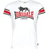 Lonsdale T-Shirt 'Hempriggs' rouge / noir / blanc