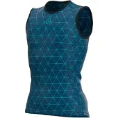 ALÉ Quark Sleeveless Base Layer Bleu S Homme