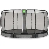 Exit Allure Premium Trampoline ø427cm – Enterré – Trampoline Enterrée – Rond – Noir