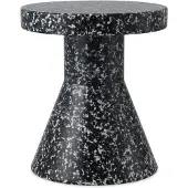 Normann Copenhagen Tabouret conique noir et blanc