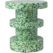 Normann Copenhagen Table d'appoint verte empilée de tabourets Bit
