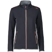 CMP 30g1366 Full Zip Fleece Gris 2XS Femme