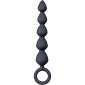 Amaysin - chapelet anal en silicone (noir)