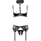 Abierta Fina - Ensemble de lingerie sexy en dentelle - 85B/L