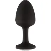 Dorcel Plug Geisha Diamant Blanc - Noir