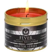 Master Series - Fever - bougie de massage à la paraffine (rouge, 120 g)