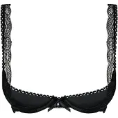 Obsessive Miamor - soutien-gorge rehausseur en dentelle (noir) - L/XL