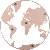 Masterkidz Carte du monde (Tableau d'affichage)