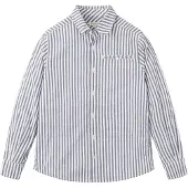 Tom Tailor 1030593 Long Sleeve Shirt Blanc 128 cm Garçon