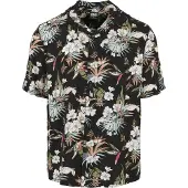 Urban Classics Chemise mélange de couleurs / noir