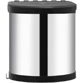 vidaXL Poubelle de cuisine encastrable inox 12 L