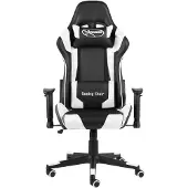 vidaXL Chaise de jeu Pivotante Blanc PVC