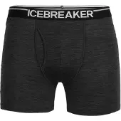 Icebreaker Anatomica With Fly Merino Boxers Gris S Homme