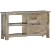 vidaXL Armoire TV 100x30x55 cm en bois massif de manguier