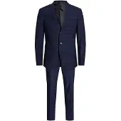 Jack & Jones Franco Check Suit Bleu 46 / Regular Homme
