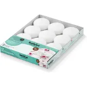 Bolsius Bougie flottante maxi 77/29 blanc 12 pièces