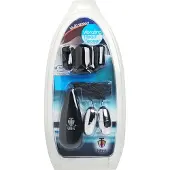 XR Brands - Trinity - vibromasseur pour gland avec capuchon à deux boules (noir-argent)