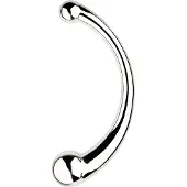 Pjur NJOY Pure Wand - crochet anal/dildo (argent)