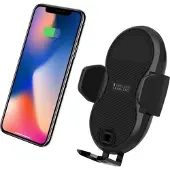 Techly Support de voiture pour téléphone avec chargeur QI