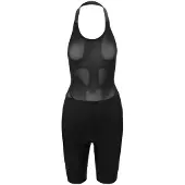 Giro Femmes, Pantalon de cyclisme, W Chrono Elite Halter Bib Short (L), Noir