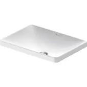 Duravit D-Neo Lavabo encastré 60x44x14.5cm 1 trou de robinet rectangulaire Céramique Blanc 0358600079