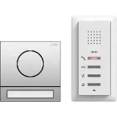 Gira 2406000 Système audio 1TN couleur acier inoxydable Système 106 Maison individuelle Paquet audio
