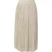 Vila Milina High Waist Midi Skirt Beige 42 Femme