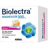 Hermes Arzneimittel GmbH Biolectra Magnésium 300 mg direct goût orange Pellets en sticks , 60 pcs. Sachets