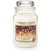 Yankee candle Bougie Grand Modèle All Is Bright/ Fête Scintillante