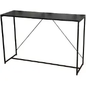 Urban Living Console Charleston noir acier - Noir