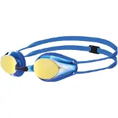 Arena Tracks Junior Mirror Swimming Goggles Bleu Enfants