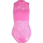 Urban Classics Laces Sleeveless Body Rose M Femme