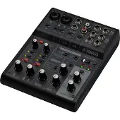 Yamaha AG06 MK2 6 Channel Mixer with USB Interface Black