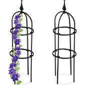 Relaxdays 2x support pour plantes grimpantes (20 cm, 20 cm)