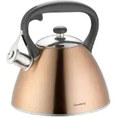 Klausberg Kettle with whistle 3L KB-7209, Bouilloire électrique, Cuivre