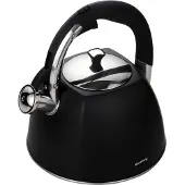 Klausberg Kettle with whistle 3L KB-7195, Bouilloire électrique, Noir