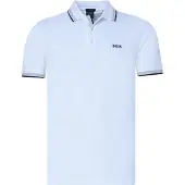 BOSS T-Shirt 'Paddy' bleu nuit / gris / blanc
