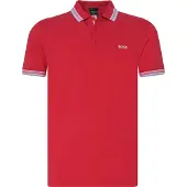 BOSS T-Shirt 'Paddy' rouge vif / blanc
