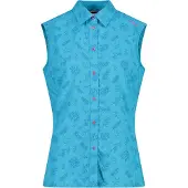 CMP 32t7156 Sleeveless Shirt Bleu S Femme