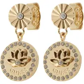 GUESS Lotus Jube01344jwygt Earrings Doré Femme