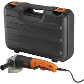 Black & Decker BLACK+DECKER Meuleuse d'angle filaire 125mm 1200W en coffret KG1202K-QS