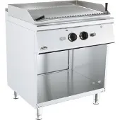 CombiSteel Gril à gaz Base 700 en pierre de lave
