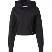 Calvin Klein Femmes, Pull-over, Sweat-shirt Femme Sans Zip Noir, Noir, (XL)
