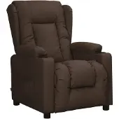 vidaXL Fauteuil relax brun similicuir