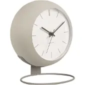 Karlsson - Horloge de table Nirvana Globe - Gris chaud