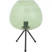 Present Time Lampe de table Verre Vert-Matt Noir Mayson Ø 30 x 43cm