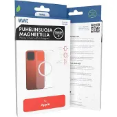 Wave MagSafe-yhteensopiva suojakuori, iPhone 12 mini, lÃƒpinÃkyvÃ¤ (Apple iPhone 12 mini), Coque pour téléphone portable, Transparent