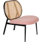 Zuiver Fauteuil relax Spike de , couleur Natural/Rose